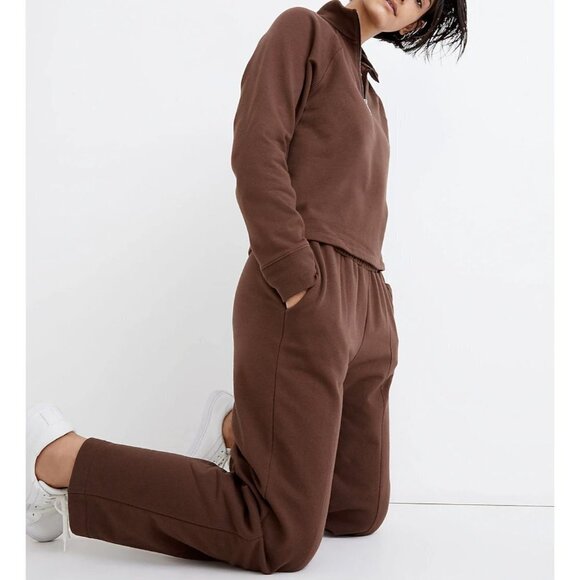 NWT MAdewell MWL Ribbed Seamed Sweatpants Brown 2X - Picture 2 of 5